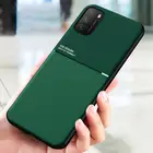 Роскошный кожаный матовый чехол с текстурой для Xiaomi Poco M3 M2 Pro X3 NFC X2 F3 F2 Pro, магнитный Ударопрочный Мягкий защитный чехол из ТПУ