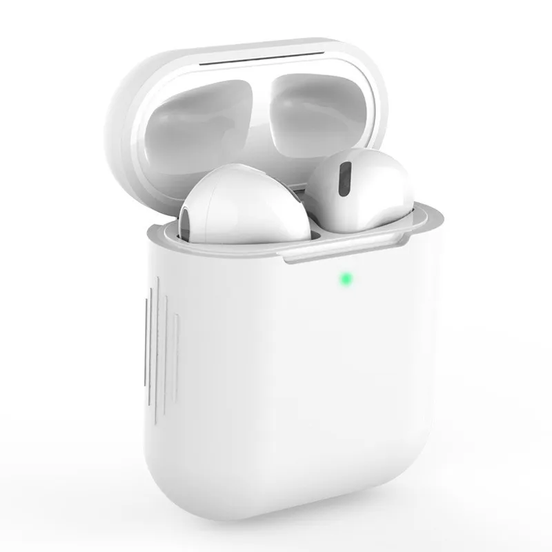 Силиконовый чехол s для AirPods 1 2 защитный наушников Apple & противоударный Чехол Air Pod