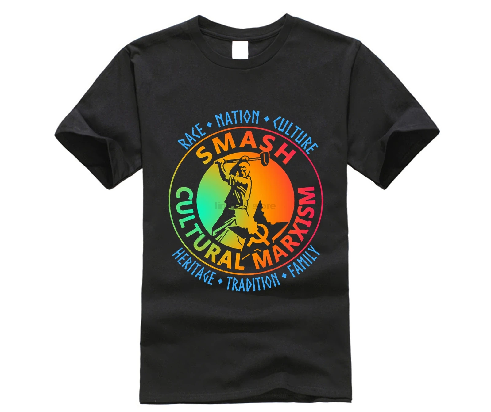 Модная футболка с символикой Smash Cultural Marxism Коммунистическая Мужская