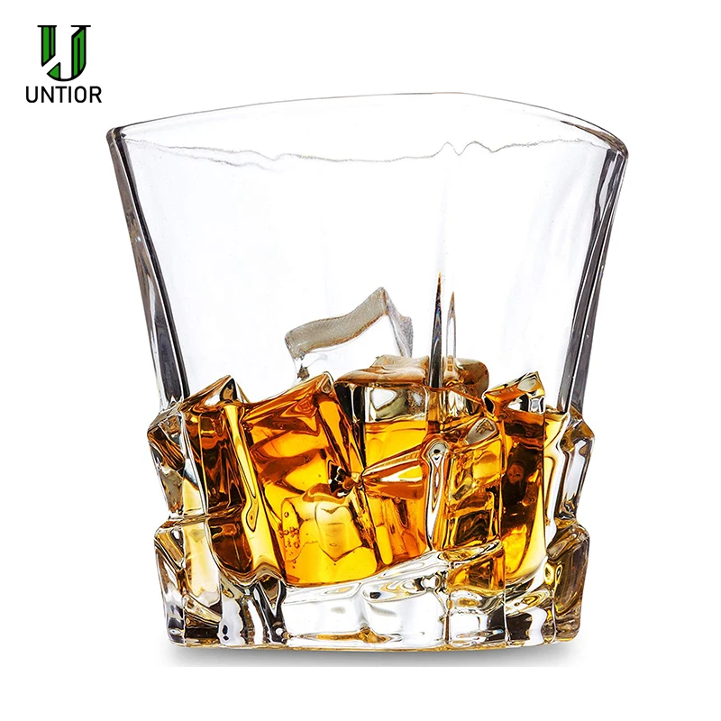 Хрустальное стекло для виски UNTIOR 10 унций витой стакан Бурбона коньяка Ирландская