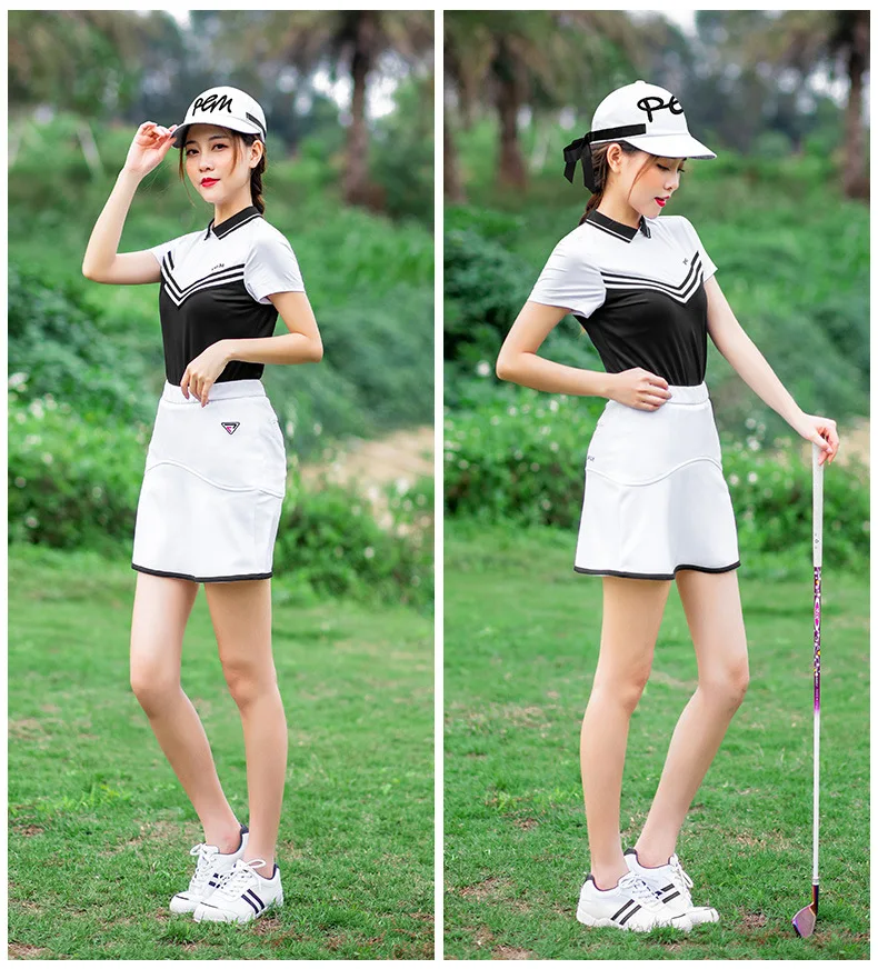 Кепка для гольфа PGM Женская Солнцезащитная дышащая бейсболка с бантом белый цвет