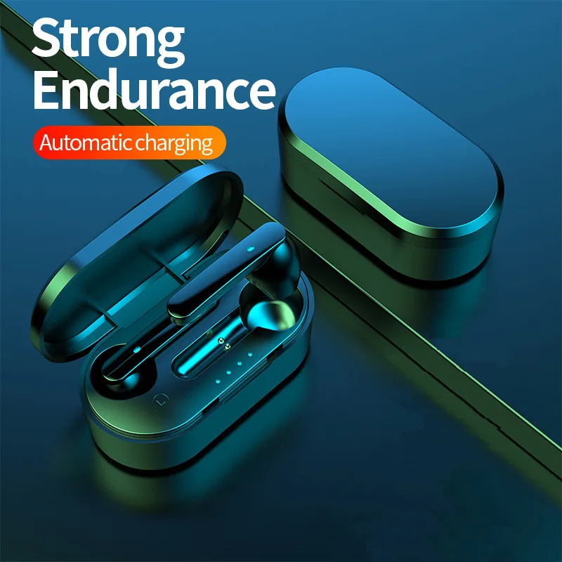 

Mini Wireless Sport Waterproof Earphones TWS Bluetooth-compatible Headsets 9D Stereo HIFI Sound Headphones For IOS Android Phone