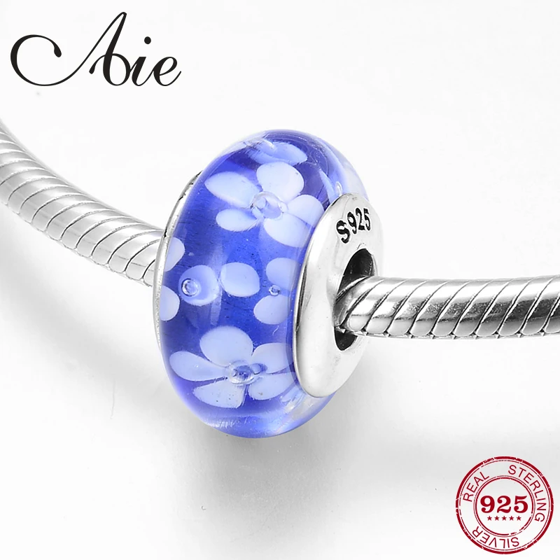 Белые элегантные бусины из муранского стекла Жасмин подходят для оригинальных