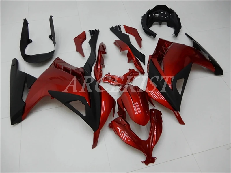

New ABS Motorcycle Whole Fairings kit Fit for Kawasaki Ninja 300 EX300 2013 2014 2015 2016 2017 2018 13 14 15 16 17 18 Red black