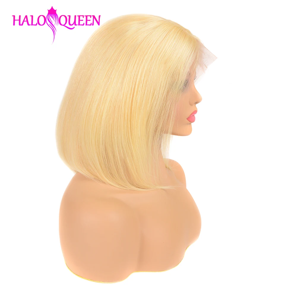 Парики HALOQUEEN 613 светлые волосы бразильские короткие Remy для чернокожих