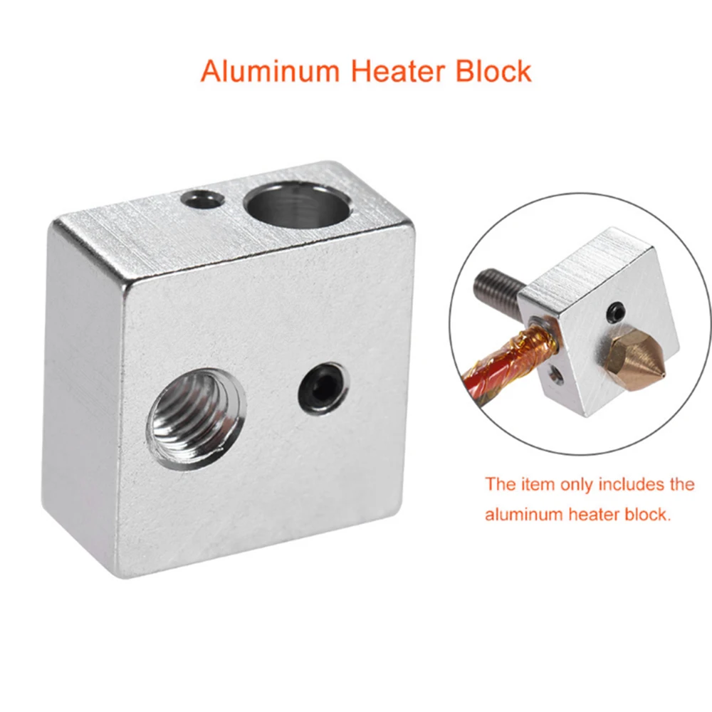 Алюминиевый нагревательный блок 3D принтер для экструдера MK7 MK8 Горячий Конец