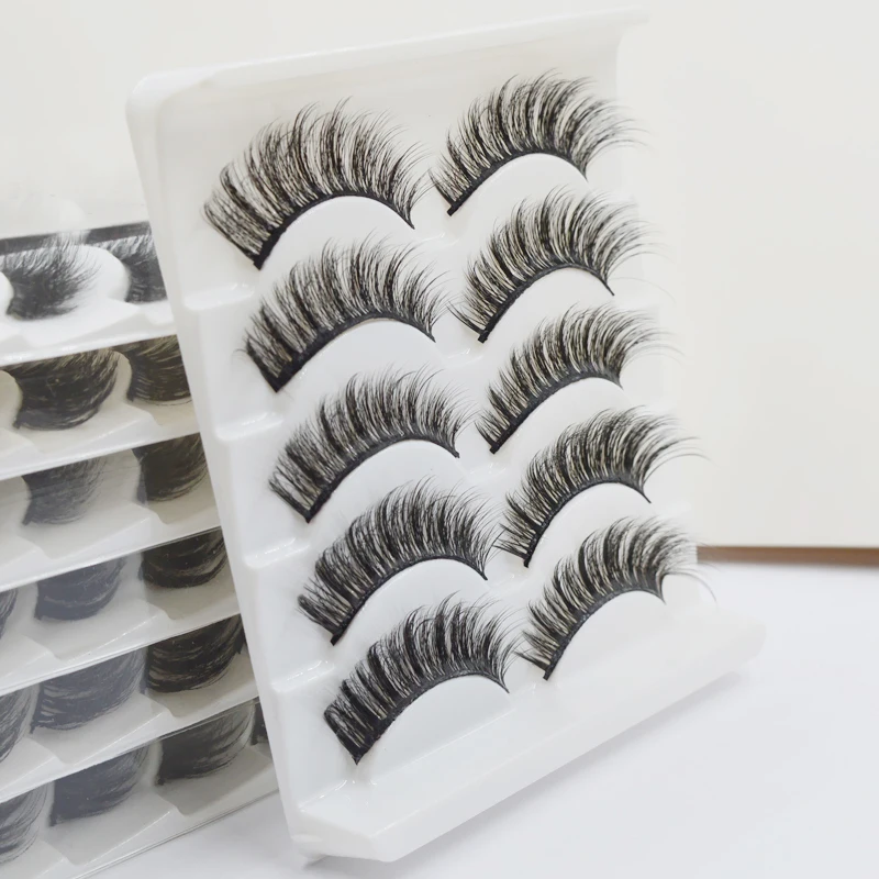 3d46-60норковые ресницы 3D норковые 100% безжалостные ручной работы многоразовые