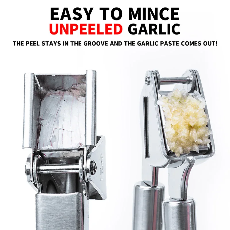 Высококачественная металлическая пресс для чеснока Мясорубка из нержавеющей
