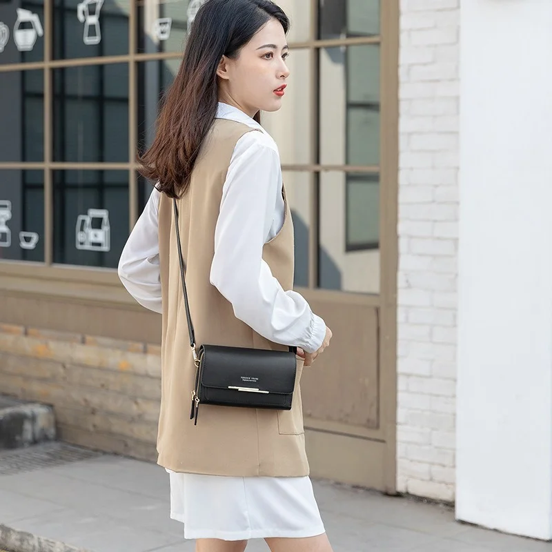 

Women Messenger Bag Square Bag Cloth Pattern Turn Lock Mini Bag The Tide Female Handbag Shoulder Diagonal Cross Body Bag 2021new