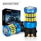 Светодиодная лампа Canbus PWY24W PW24W 4014, 2 шт., для передних указателей поворота Audi A3 A4 A5 Q3 VW MK7 Golf CC Ford Fusion