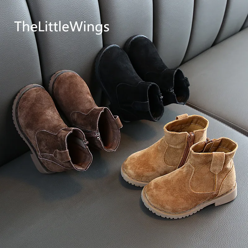 Осень 2019 г. Новые Ботинки martin для мальчиков Осенняя британская Ветровка из