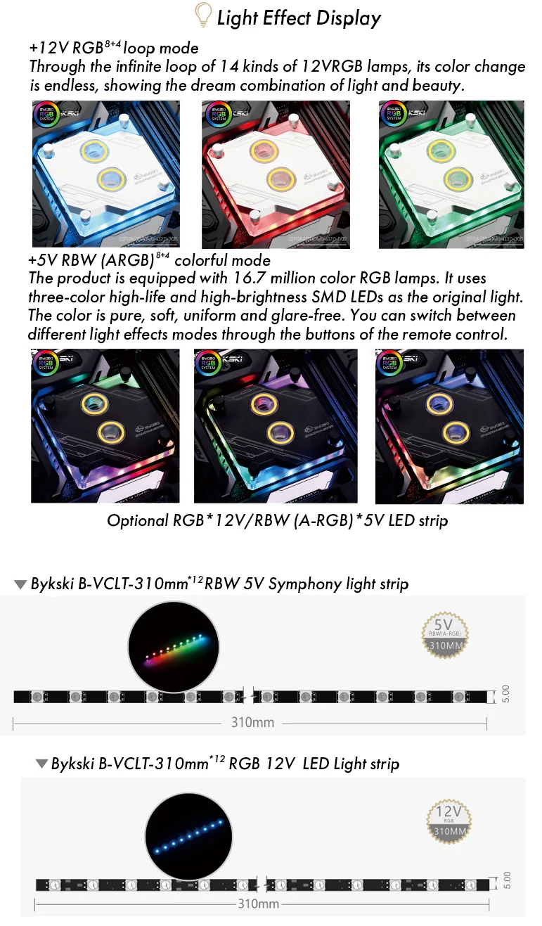 Bykski cpu водоблок cpu-XPR-A-MC-V3 для INTEL LGA1150 1151 1155 1156 2011X99 черный серебристый RGB поддержка GND водяное охлаждение
