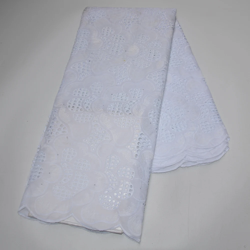 Белая Корейская сухая кружевная ткань мягкая хлопковая африканская швейцарская