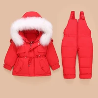 winter childrens clothing set baby girl winter jumpsuit down jacket for girls boys coat clothes thicken ski snow suit