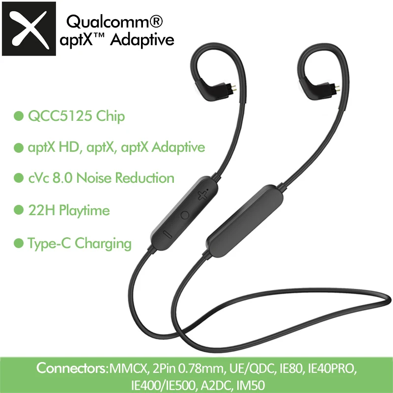 Aptx адаптивный Bluetooth 5 0 Улучшенный кабель для наушников aptX HD беспроводной адаптер