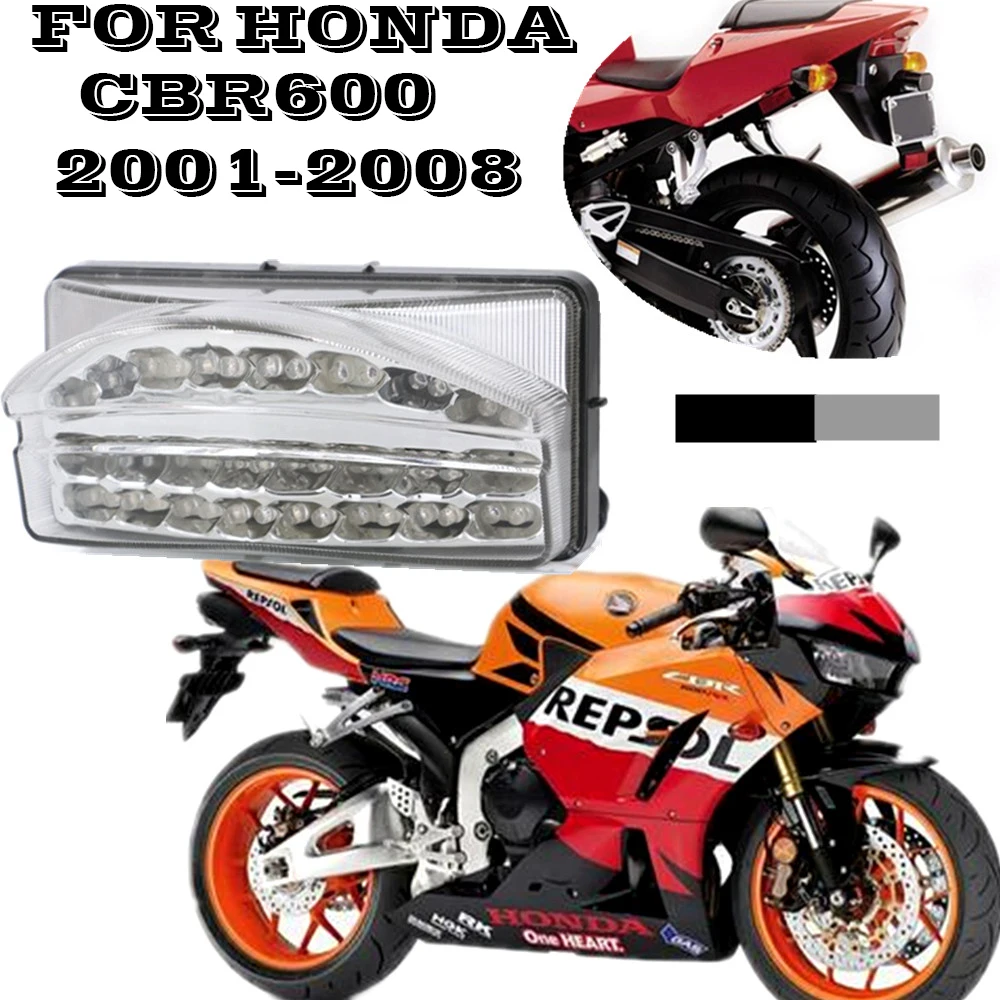 1 шт. задние светодиодные фонари для мотоцикла Honda CBR600 F4 2001 2008|Накладки и