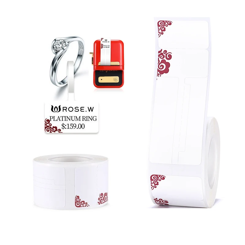 

Этикетка для ювелирных изделий niimbot B21/b3s, ювелирная бирка 30%, ценник, товарная этикетка, купи 5, получи скидку бумага для печати этикеток