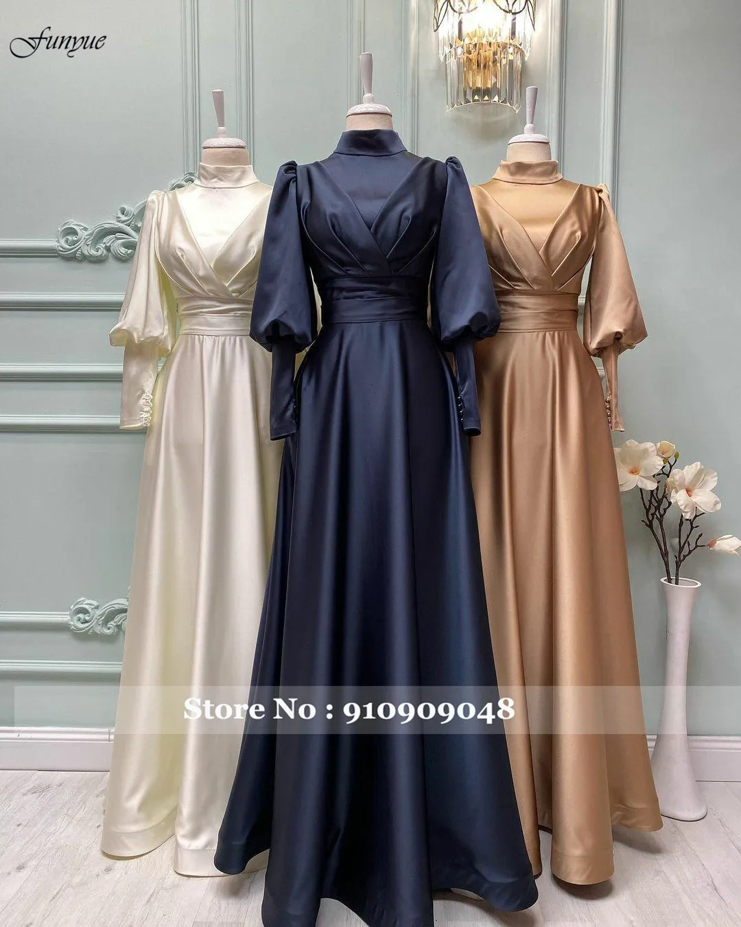 Женское вечернее платье с длинным рукавом элегантное ТРАПЕЦИЕВИДНОЕ ПЛАТЬЕ в