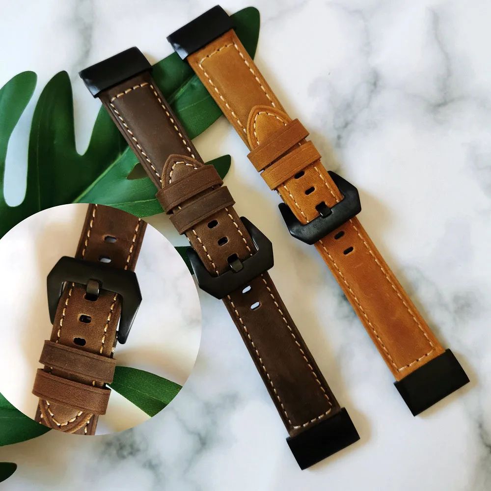 

Sport watch bracelet watchbands genuine leather strap band accessories wristband For Garmin Fenix 5 5X 5S/6/6X/6S Pro 20 22 26mm