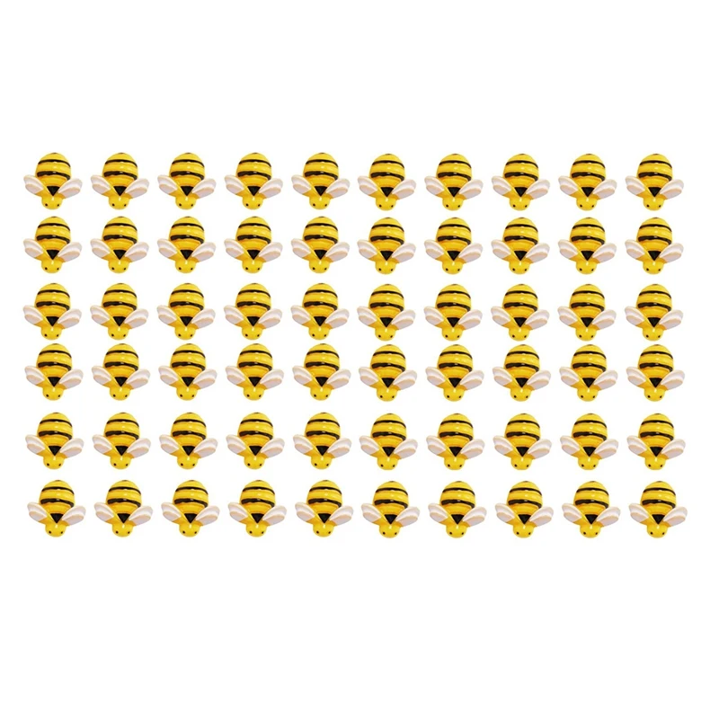 

Cute Push Pins Bees Hive Decor, Bumblebee Office Classroom Border Decor, Thumb Tack Bumble Bee Decorations 60 Pieces