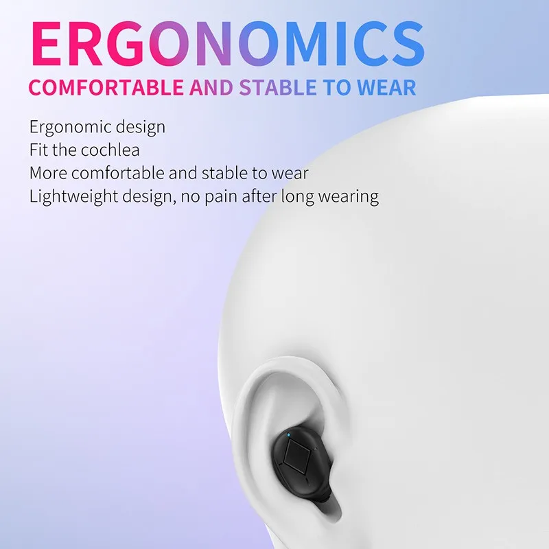 

TWS Bluetooth 5.0 Earphone True Wireless Headphones In-Ear Earbuds Waterproof Mini Headsets HiFI Stereo Sports Earpiece L12