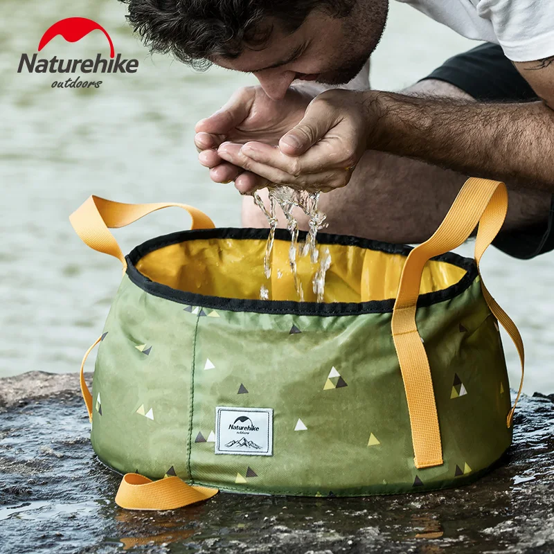 Naturehike умывальник для кемпинга ведро путешествий на открытом воздухе портативное