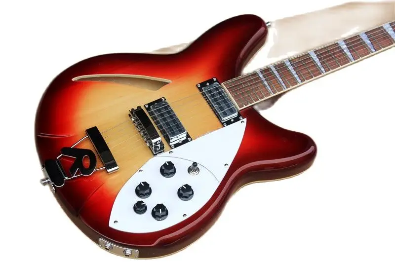 High end 6 string 360 electric guitar Korean accessories mid air center R bridge can be customized color|Гитары| |
