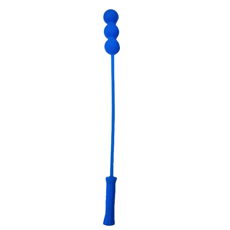 Blue 3 ball Портативный Теннисный поворотный тренажер для детей, женщин, мужчин, Теннисный тренировочный инструмент - Цвет: Blue 3 ball
