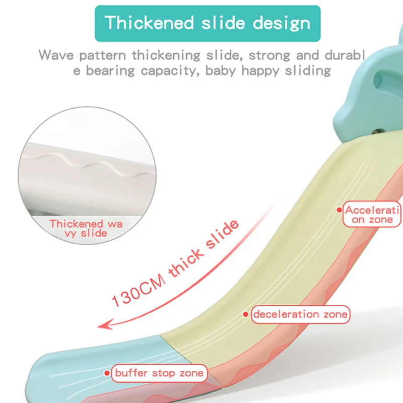 

Baby Slide With Basketball Box Folding Combination Children Indoor Home Kindergarten Playground Children Multifunctional Toys