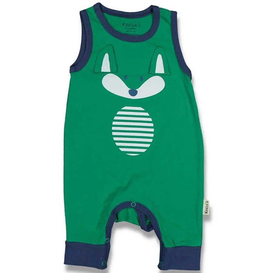 

Green-Eared Suspenders Jumpsuit