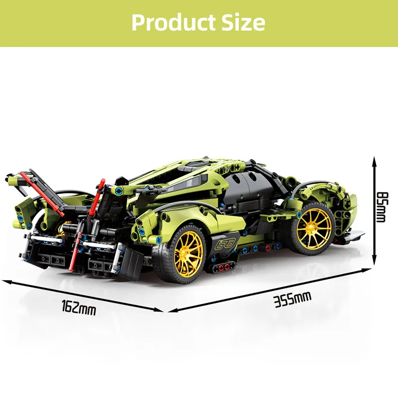 1039pcs city technical remote control super racing car building blocks app programming sports vehicle bricks toys for kids gift free global shipping