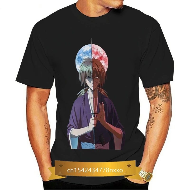 

Mens Rurouni Kenshin Classic Hip Pop Music Band Short Sleeves T Shirt