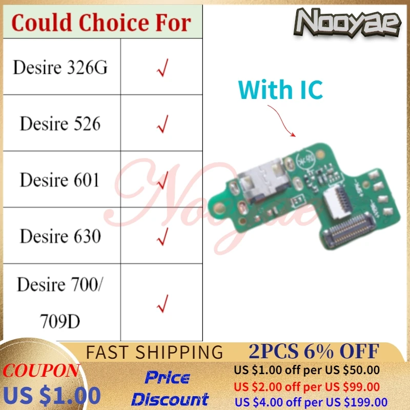 

Док-станция Micro USB для HTC Desire 326G 526 601 630 700 709D, порт зарядного устройства, гибкий кабель, коннектор, микрофон, плата микрофона