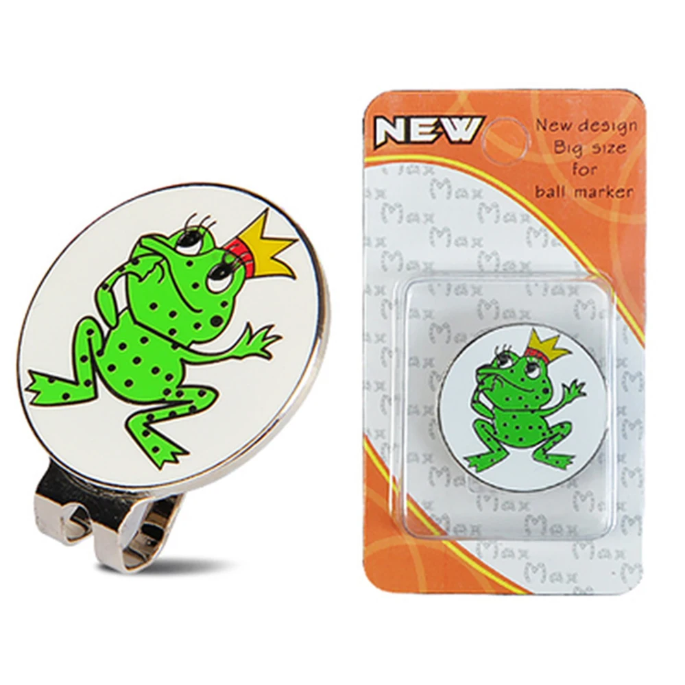 

1pcs Golf Ball Maker With Golf Hat Visor Clips Golf Hat Clip Frog Animal Golf Marker Colors Animal Wholesale Price