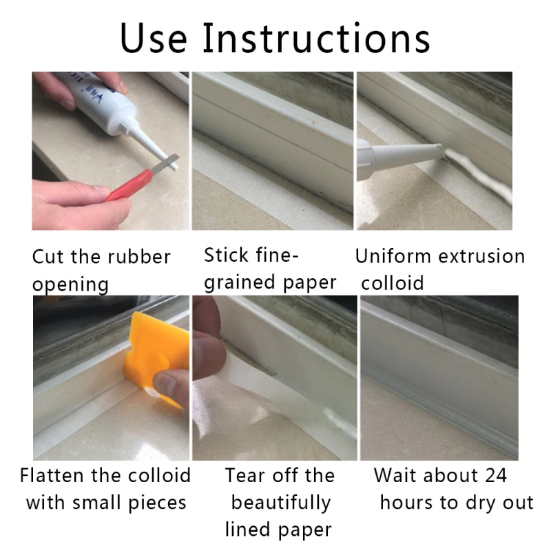 10/100 мл мгновенная Водонепроницаемая паста для ремонта стен легко уплотняет