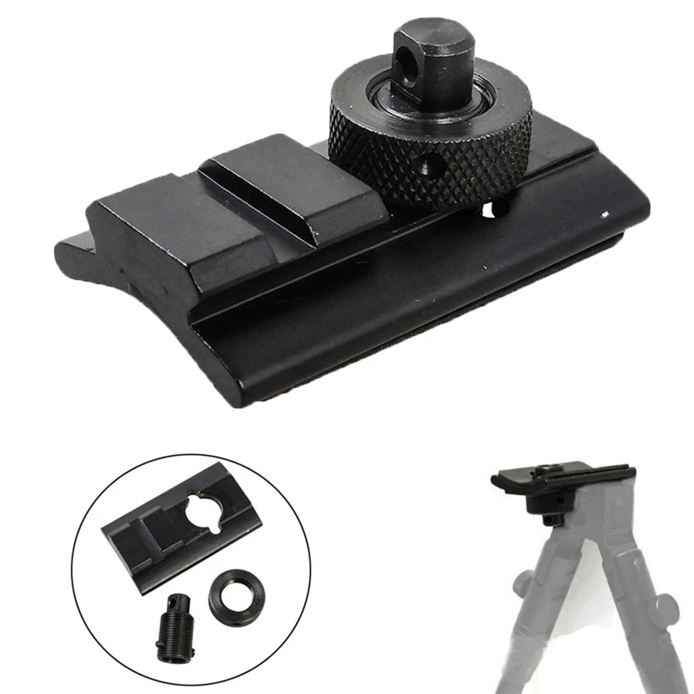 

Tactical Airsoft Rifle Shooting Hunting Bipod Weaver Rail Sling Stud Swivel Picatinny Slot Adaptor 20mm Bipod Adapter