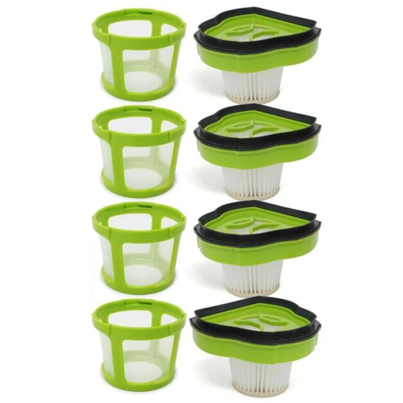 

4Pcs Fette Filter Vacuum Filter Compatible For Bissell Pet Hair Eraser Hand Vac Combo Pack 4 Mesh Filter Frames