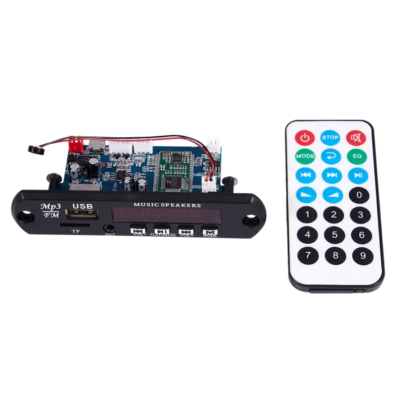 Bluetooth 4 0 стерео APE FLAC WAV WMA MP3 модуль BT Hands Free Приложение Поддержка AUX Наушники Выход FM