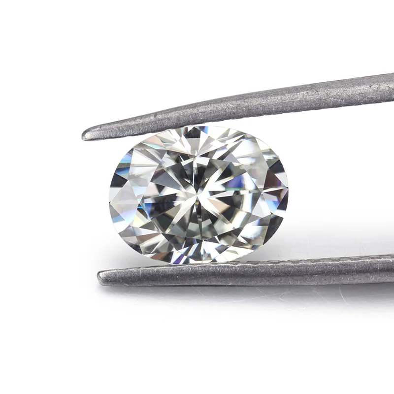 Овальная форма бриллиантовой огранки 4x6 м фотодрагоценный камень для