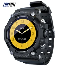 LOKMAT 4G Smart Watch Child SIM Music Photo Sports Phone Watch SOS Communication Smartwatch 600 mAh Long Standby For Android iOS