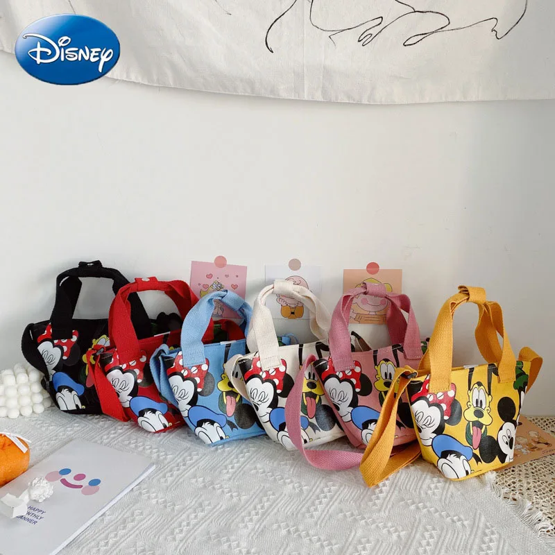 Дисней Холст Сумка Микки Минни мультфильм милый Дональд Дак печать модный тренд