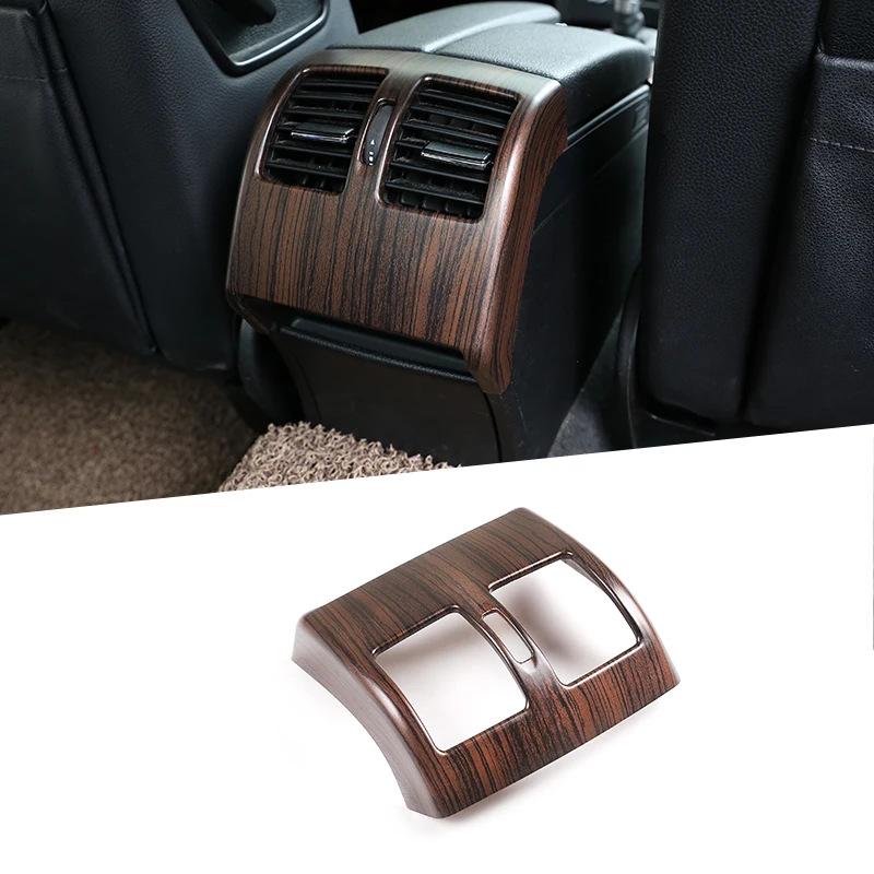 

Для Mercedes Benz C Class W204 2008-2013 сосновая древесина ABS Автомобильный Вентилятор заднего кондиционера декоративная рамка отделка Аксессуары