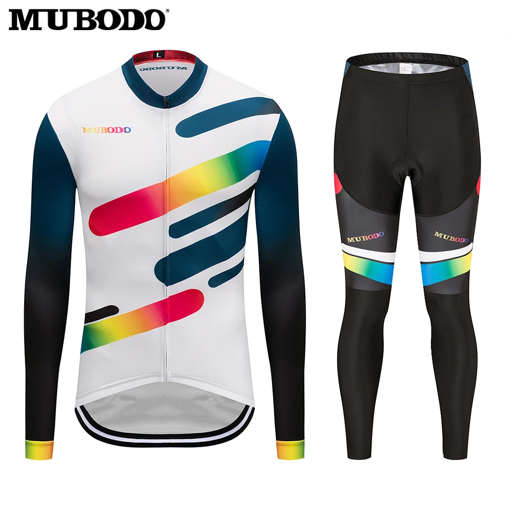 Manicotto Lungo Che Cicla la Jersey di Sport Delle Donne Abbigliamento Ciclismo Traspirante Camicia Strada Della Bici MUBODO | Спорт и