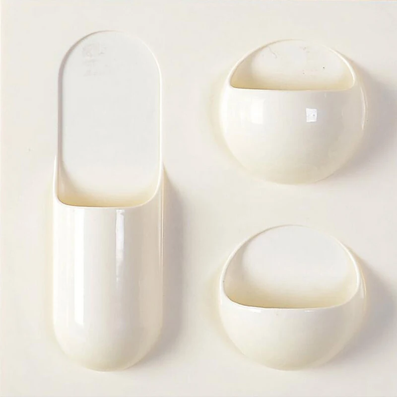 Домашняя настенная присоска пластиковая стойка для хранения косметики