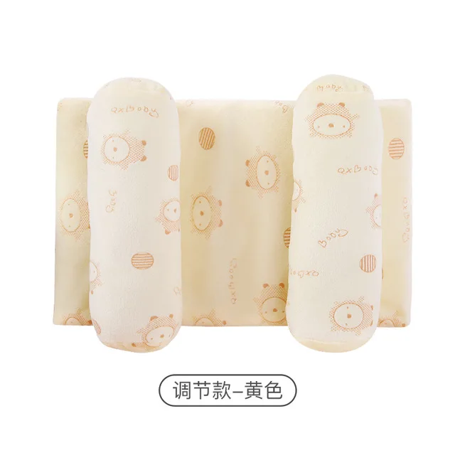 Yellow 5 Подушка для защиты головы новорожденного, подушка для новорожденных, детские подушки с животным принтом, хлопковая детская подушка, позиционер сна, Прямая поставка - Цвет: Yellow 5