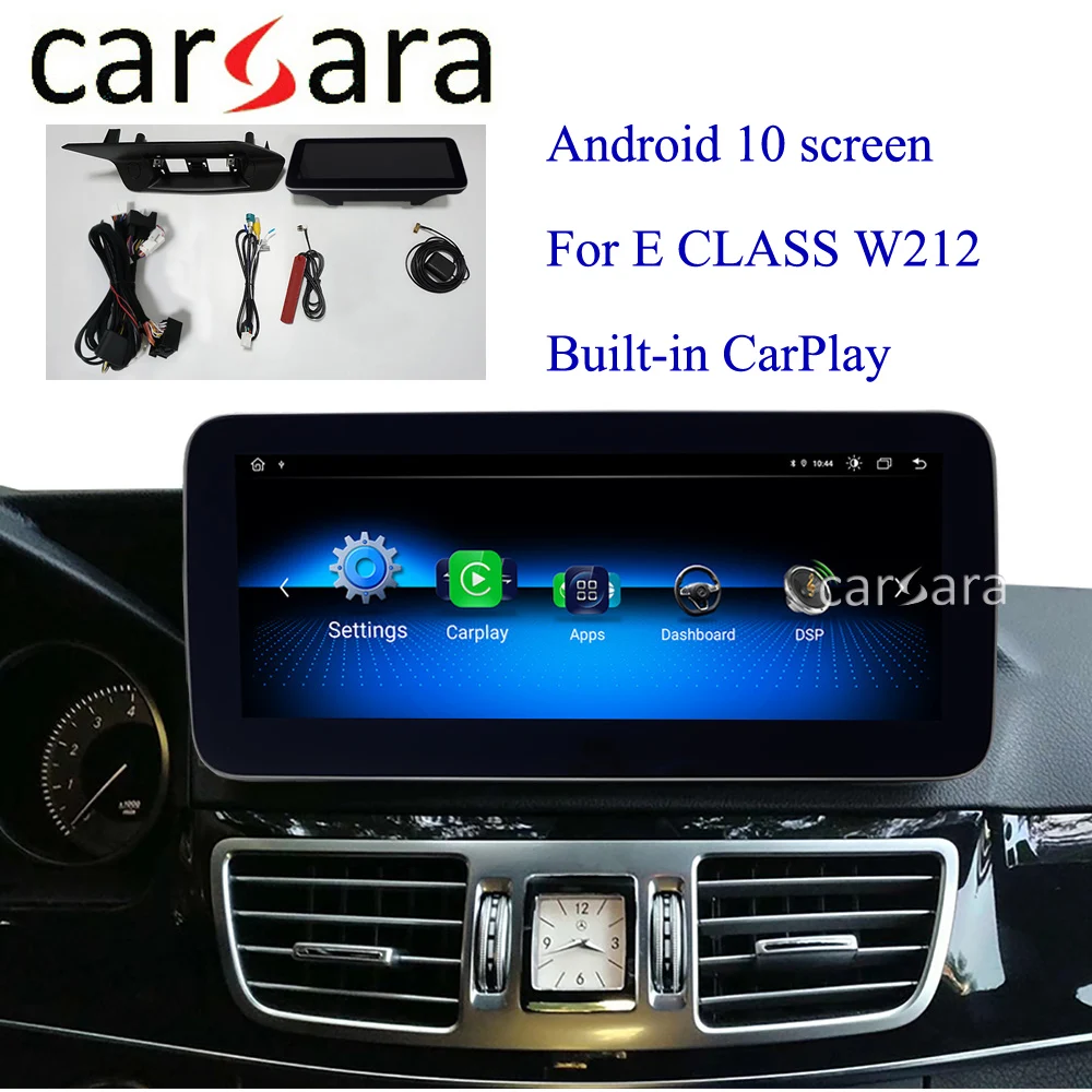 Для Mercedes W212 Android 10 радио дисплей модифицирующий монитор Встроенный Carplay Авто