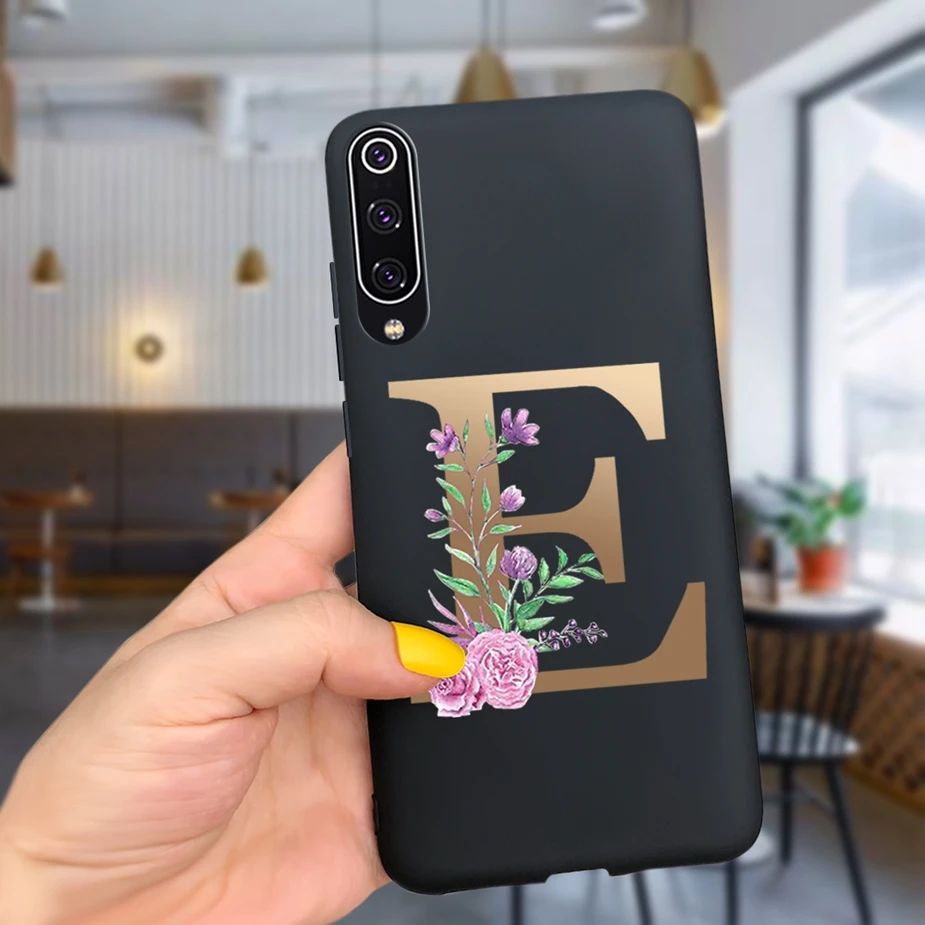 Чехол для Xiaomi Mi 9 Se мягкий силиконовый чехол с милыми буквами чехлы телефонов SE 9SE