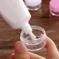 portable makeup nail art cosmetic storage european 10pcsset plastic storage box nail polish case for transparent cream bottle