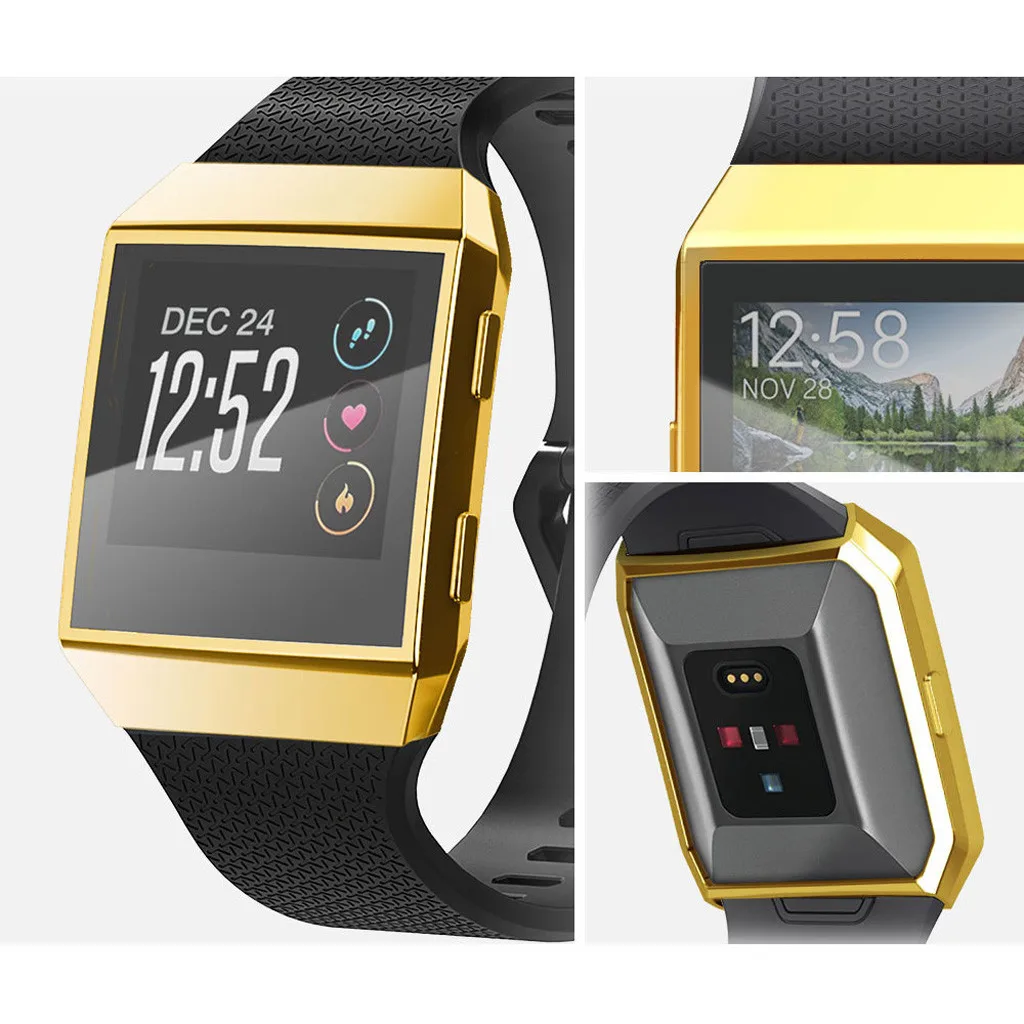 20/все вокруг экрана Защитный чехол для Fitbit Ionic Смарт часы покрытие из ТПУ протектор экрана закаленное 3D полное покрытие