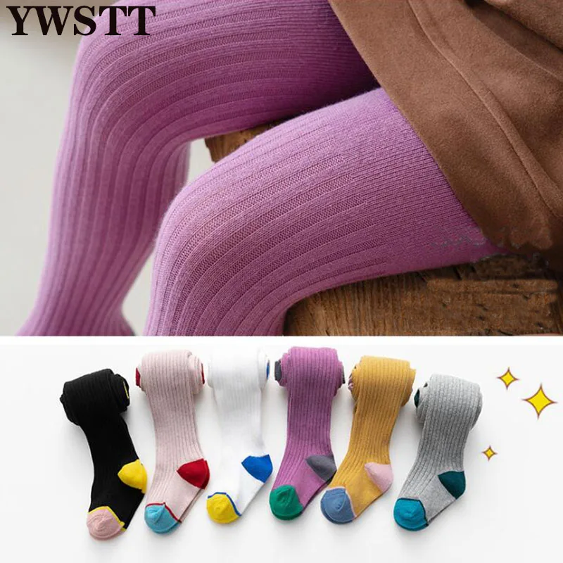 Girls Leggings Spring Autumn Tights For Children Splicing Pantyhose Cotton Stockings Toddler Kid Underwear | Мать и ребенок